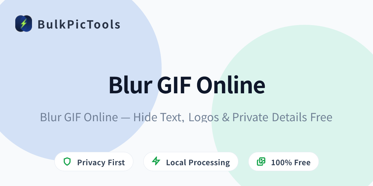 Speed Text Gif Blur GIF Online — Hide Text, Logos & Private Details Free | BulkPicTools