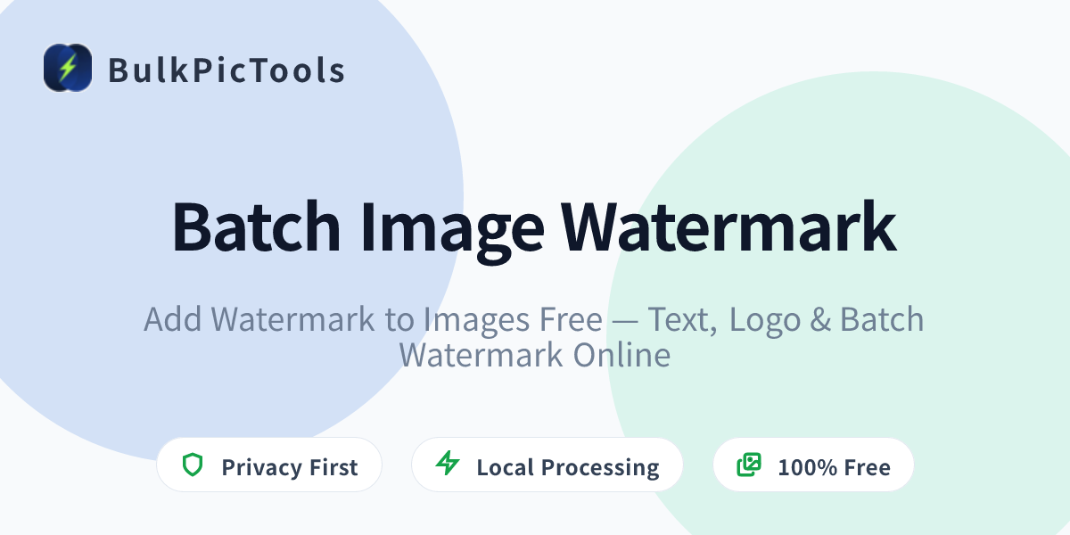 Watermark Images Add Watermark to Images Free — Text, Logo & Batch Watermark Online ...